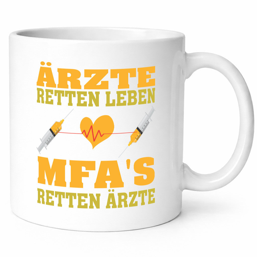 Ärzte Retten Leben | MFA´s Krankenhaus lustiger Spruch Geschenk Humor