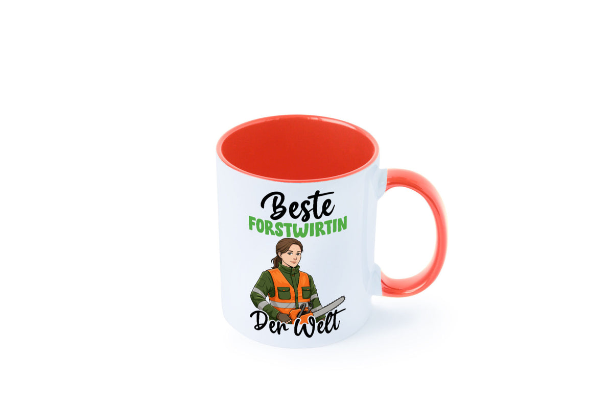 Beste Forstwirtin | Forst Wirtin v2 lustig Humor Geschenkidee Geschenk Tasse