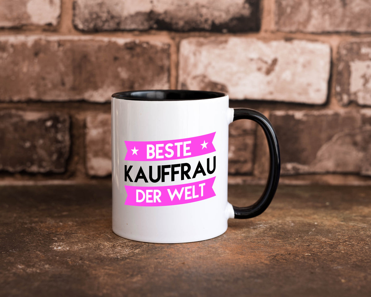 Beste Kauffrau | Kauffrauen Geschenkidee Humor Tasse