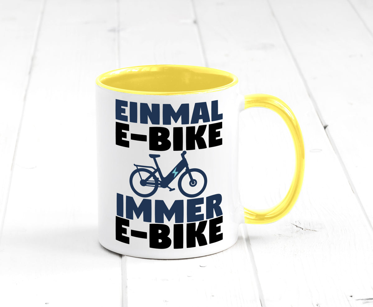 E-Bike Fahrer | Radfahrer Tasse Fahrrad Elektrorad lustiger Spruch Geschenk