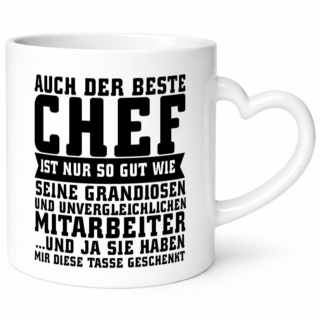 Bester Chef lustiger Spruch Geschenk Arbeit Kollegen Büro Tasse