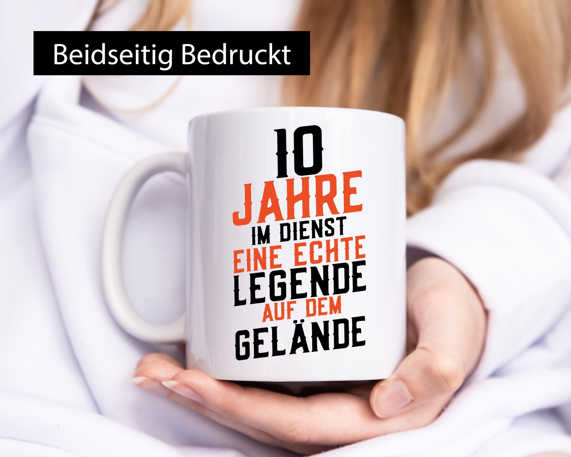 10 Jahre im Dienst | Legende Jubiläum Kollege Arbeit Geschenk Kollegen Büro
