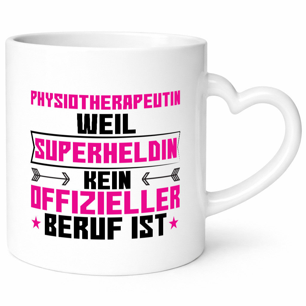 Superheldin Physiotherapeutin lustig Humor Geschenkidee Geschenk Tasse