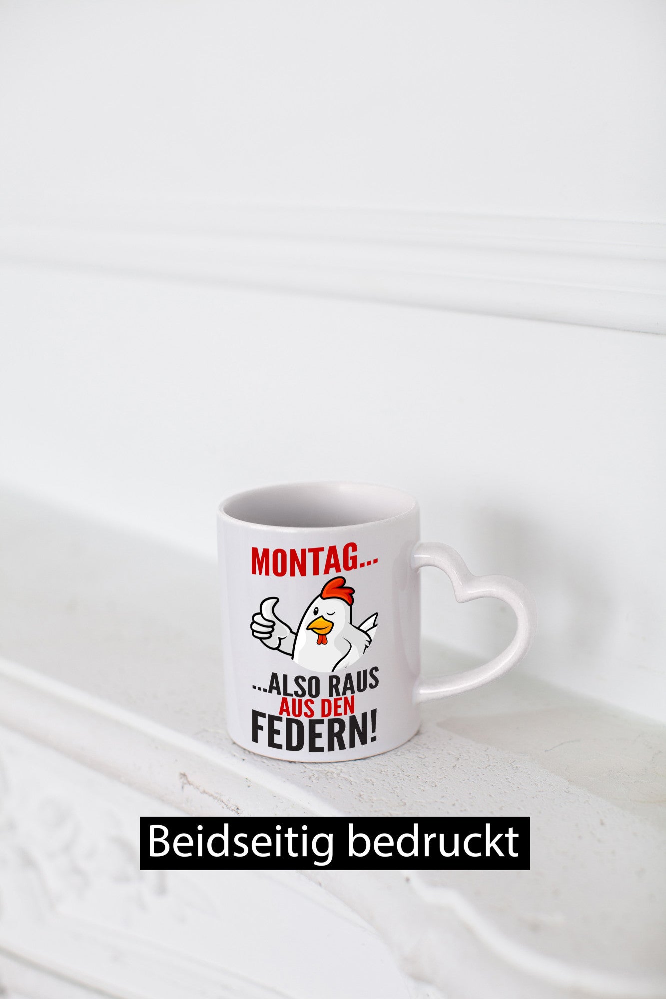 Montag raus ausden Federn | Hühnerstall Bauer lustiger Spruch Geschenk Humor