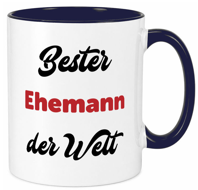 Bester Ehemann der Welt | Ehepaar Geschenkidee Humor Tasse