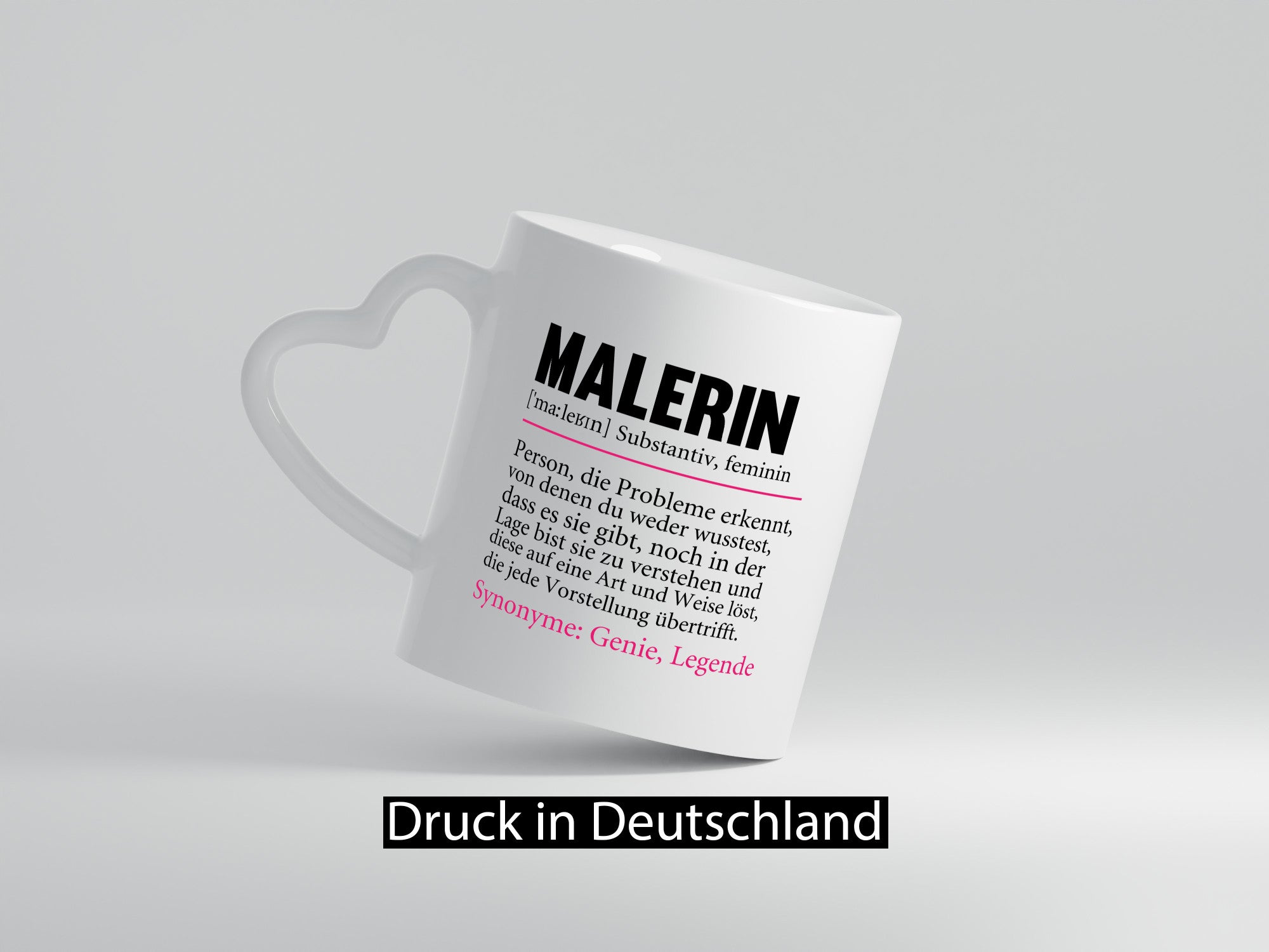 Malerin | Spruch Beruf lustig Malerinnen Humor Arbeit Kollegen Büro