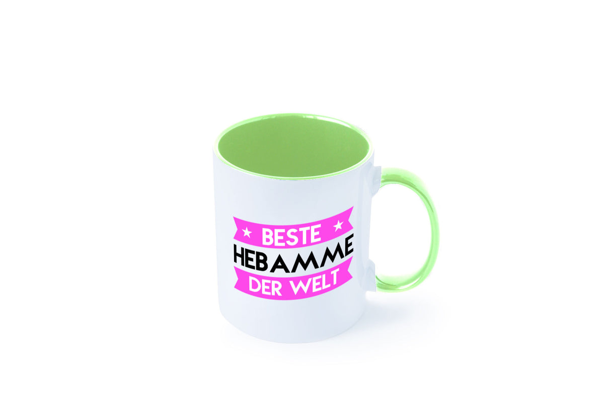 Beste Hebamme | Geburtshilfe lustiger Spruch Geschenk Humor Geschenkidee Tasse