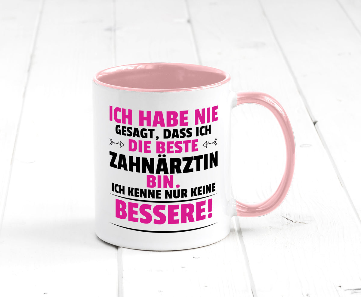 Die Beste Zahnärztin | Zahnmedizin Beruf lustig Arbeit Kollegen Büro Geschenk Tasse