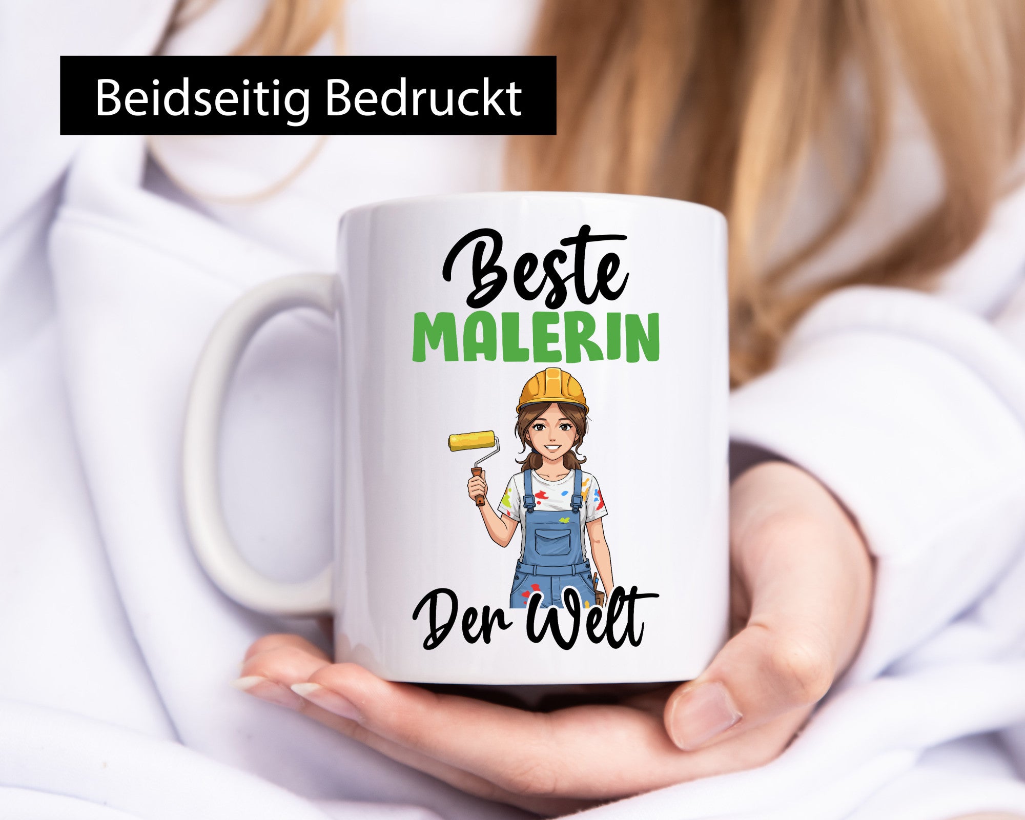 Beste Malerin | Malerinnen v2 Geschenk Humor Geschenkidee lustiger Spruch Tasse