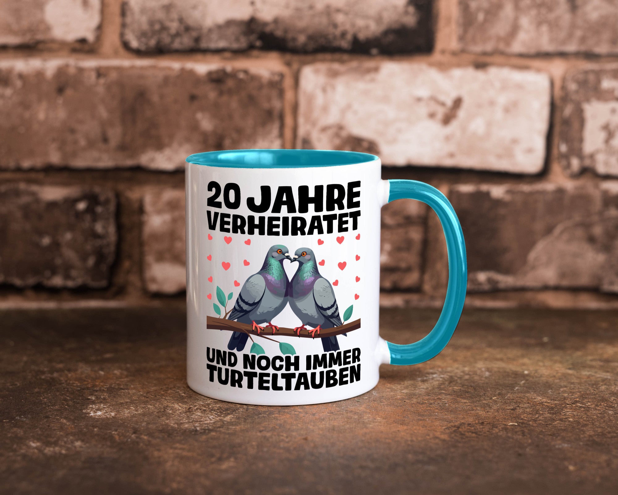 20 Jahre verheiratet | Turteltauben Ehe Ehepaar lustig Humor Geschenkidee
