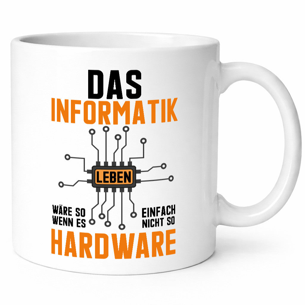 Informatik Leben | Hardware Nerd Software Entwickler Geschenkidee Humor Tasse