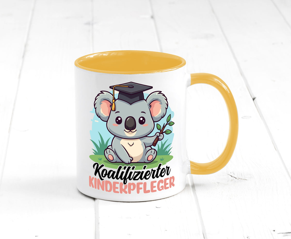 Koalifizierter Kinderpfleger | Pfleger Kinder Geschenkidee Humor Tasse
