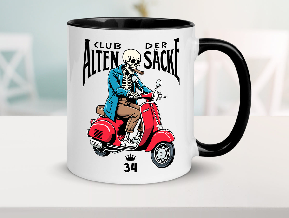 34. Geburtstag | 34 Jahre Club der alten Säcke lustiger Spruch Geschenk Tasse