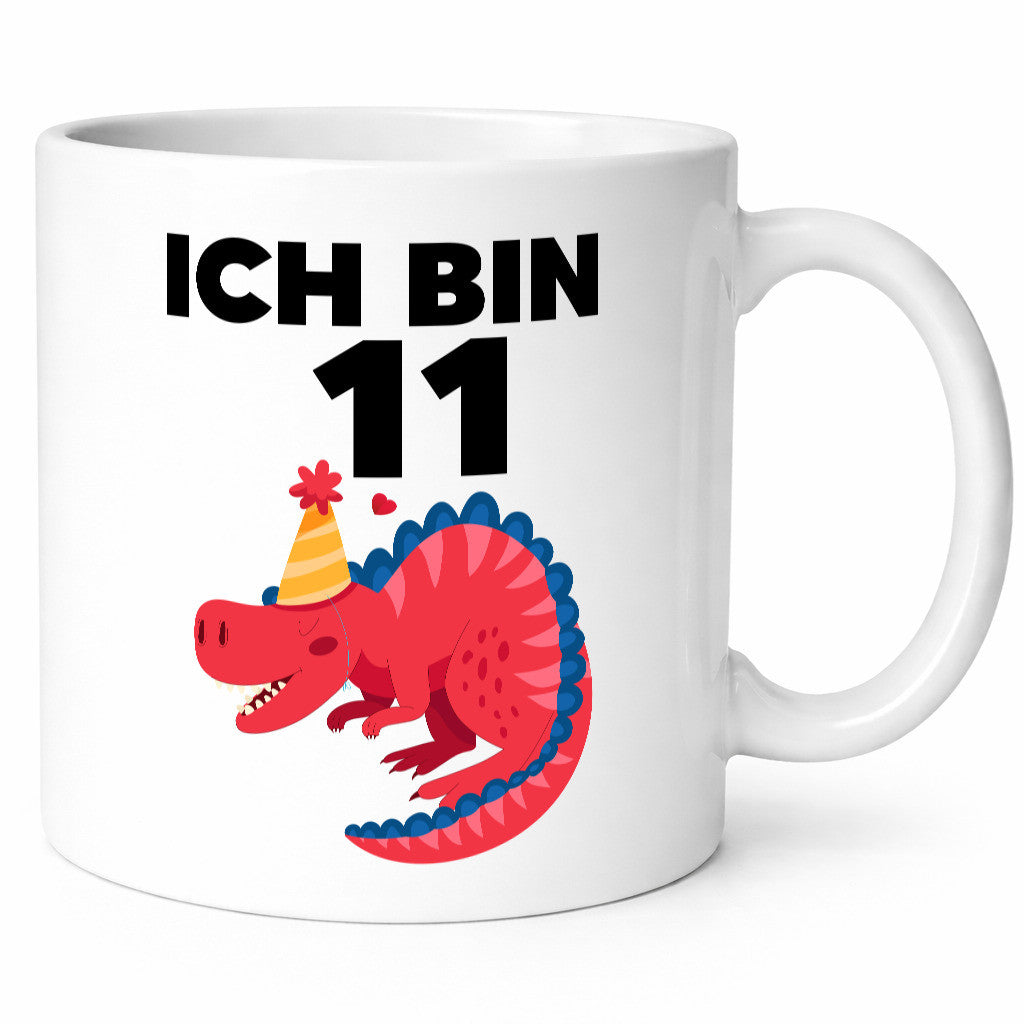 11. Geburtstag | Dino Dinosaurier 11 Jahre Humor Geschenkidee Tasse