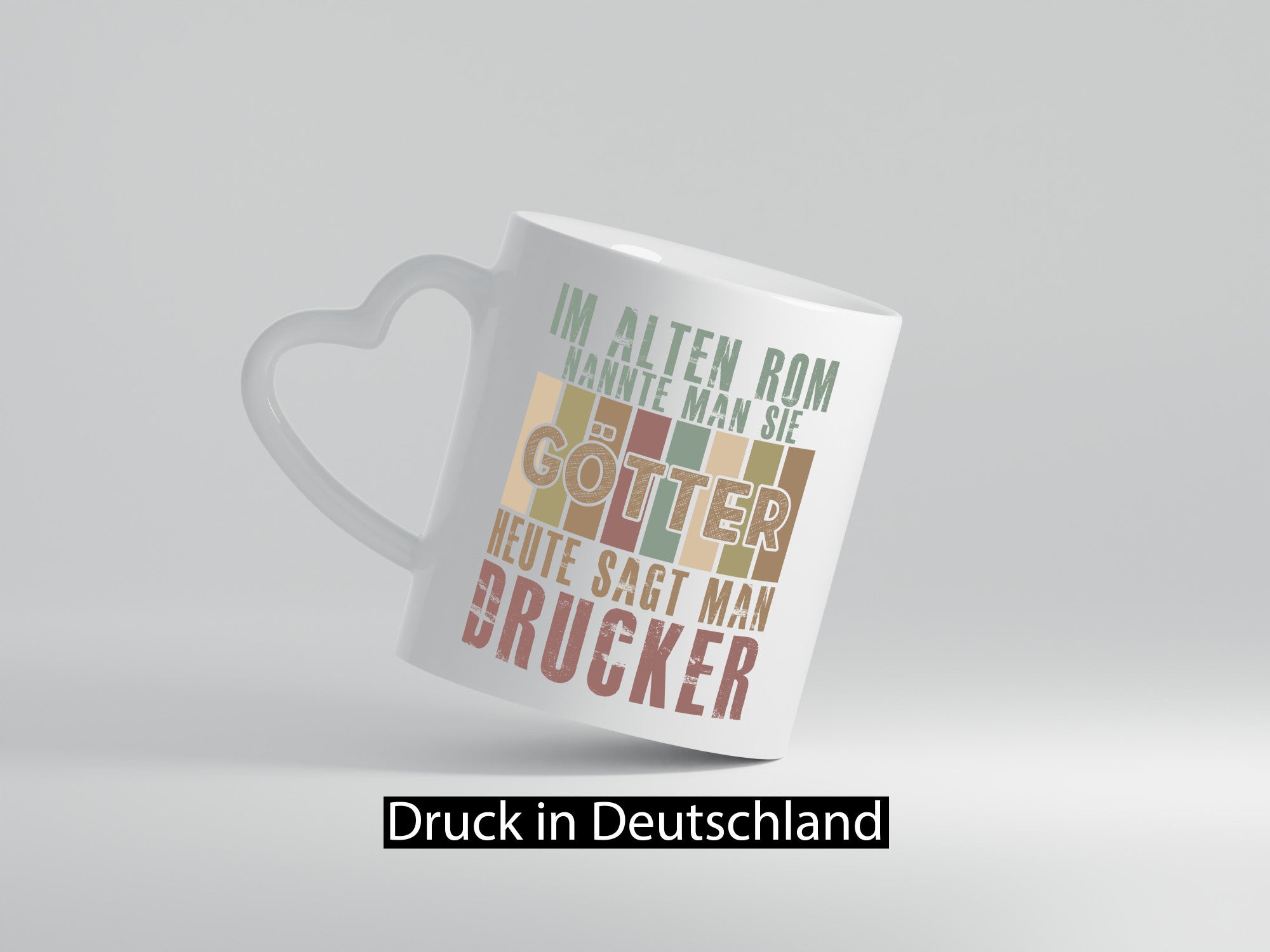 Heute sagt man: Drucker | Druckerei Print Medien Geschenk Humor Geschenkidee