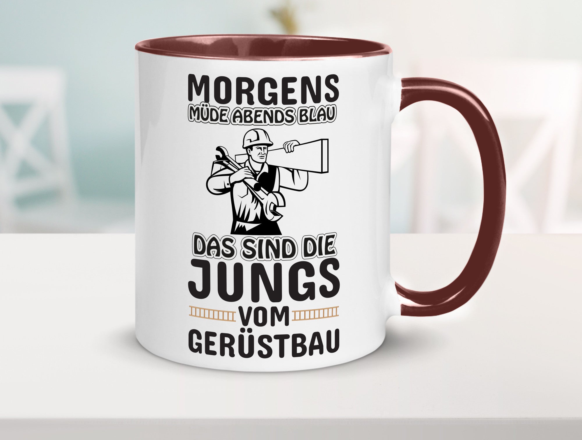 Jungs vom Gerüstbau | Gerüstbauer Tasse Baustelle Geschenk Humor Geschenkidee
