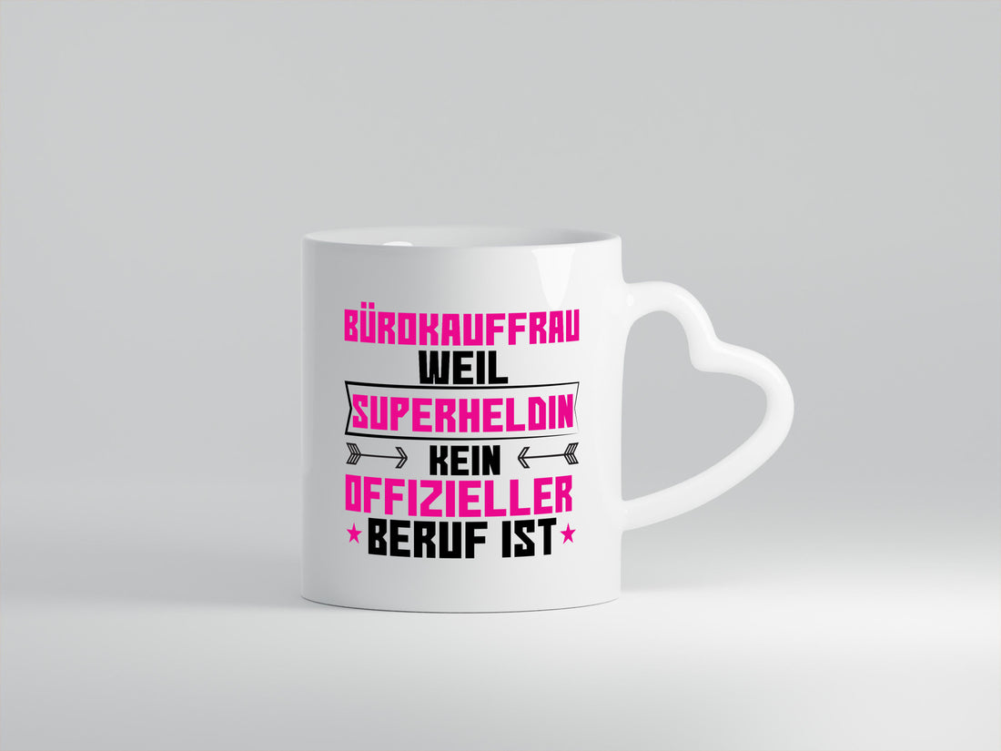 Superheldin Bürokauffrau | Kauffrau lustiger Spruch Geschenk Arbeit Kollegen Tasse