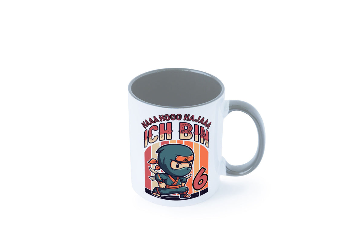 6. Geburtstag | Ninja Junge 6 Jahre Humor Geschenkidee Tasse