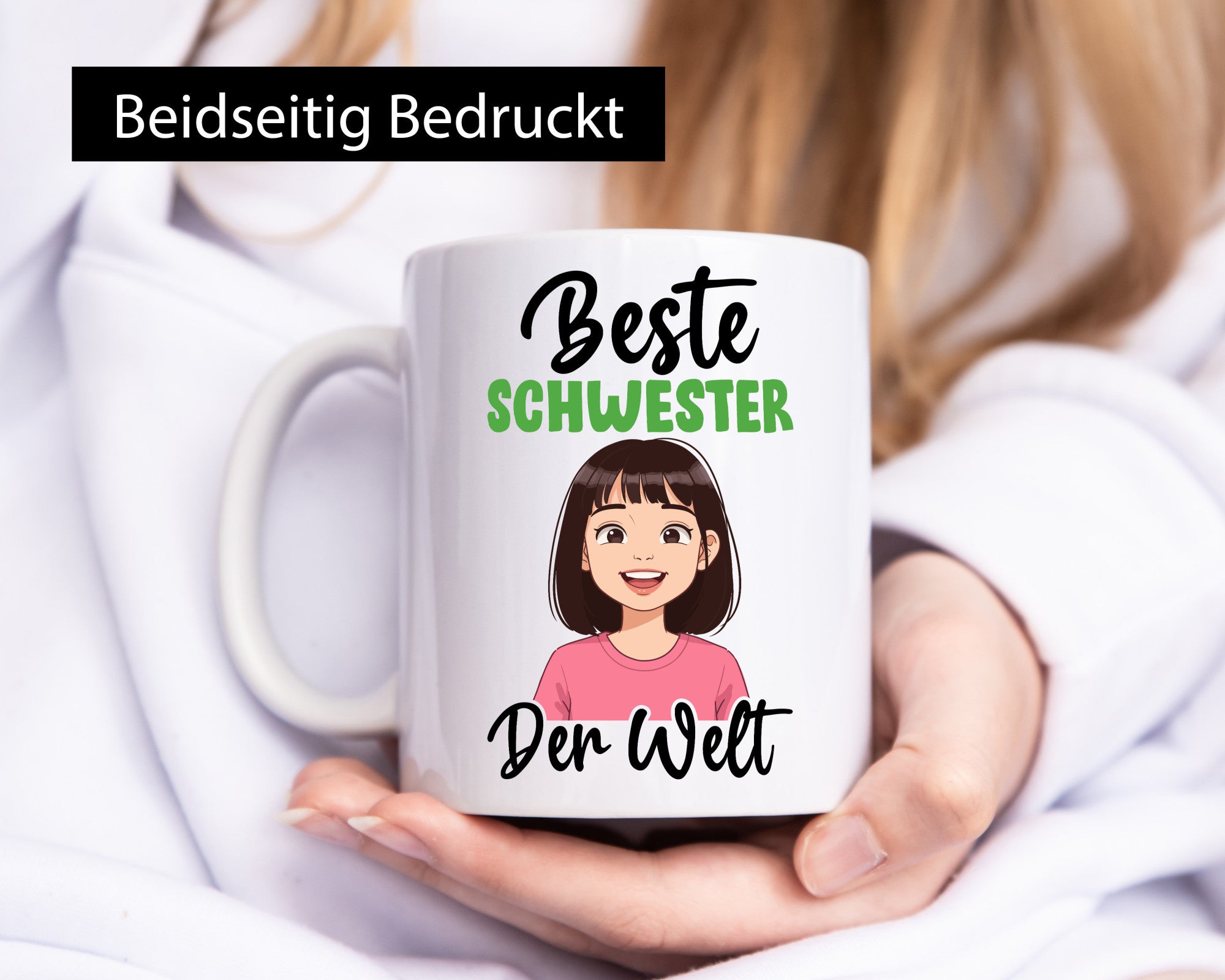 Beste Schwester | Groe kleine Geschenkidee Humor Tasse