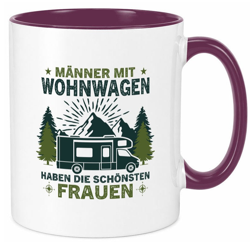 Männer mit Wohnwagen | Schönste Frauen Camping Humor Geschenkidee Tasse