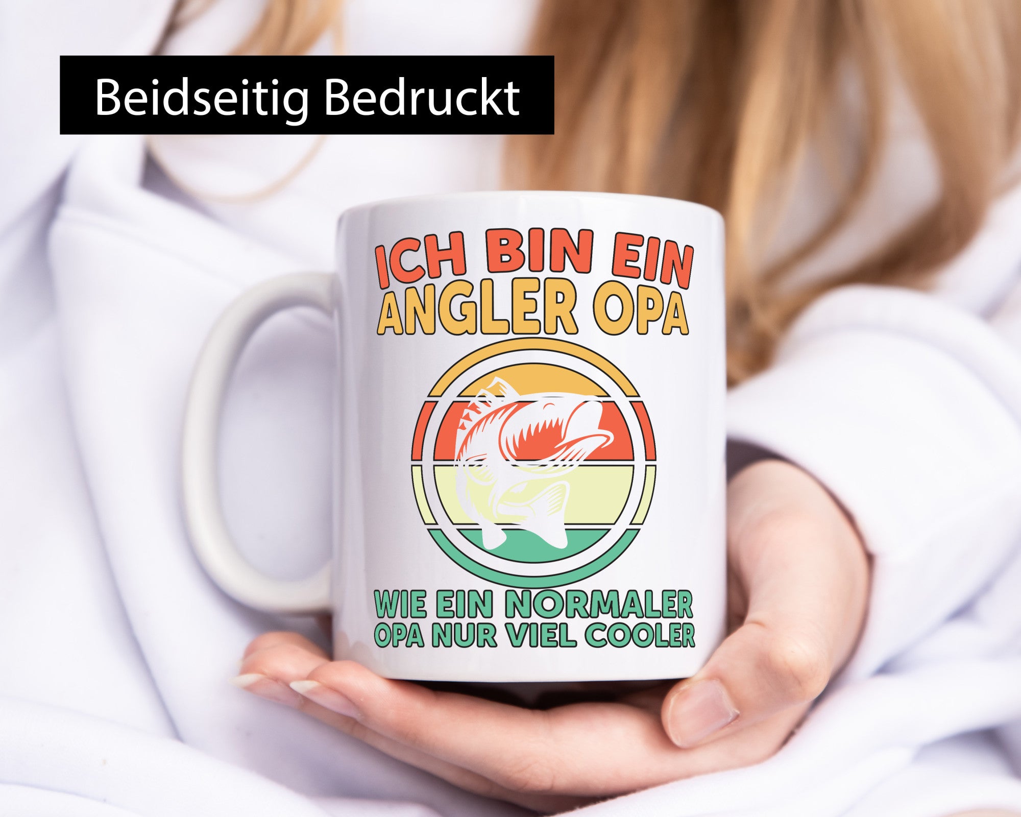Angler Opa, wie normal, nur cooler | Fisch Geschenk Familie Geschenkidee