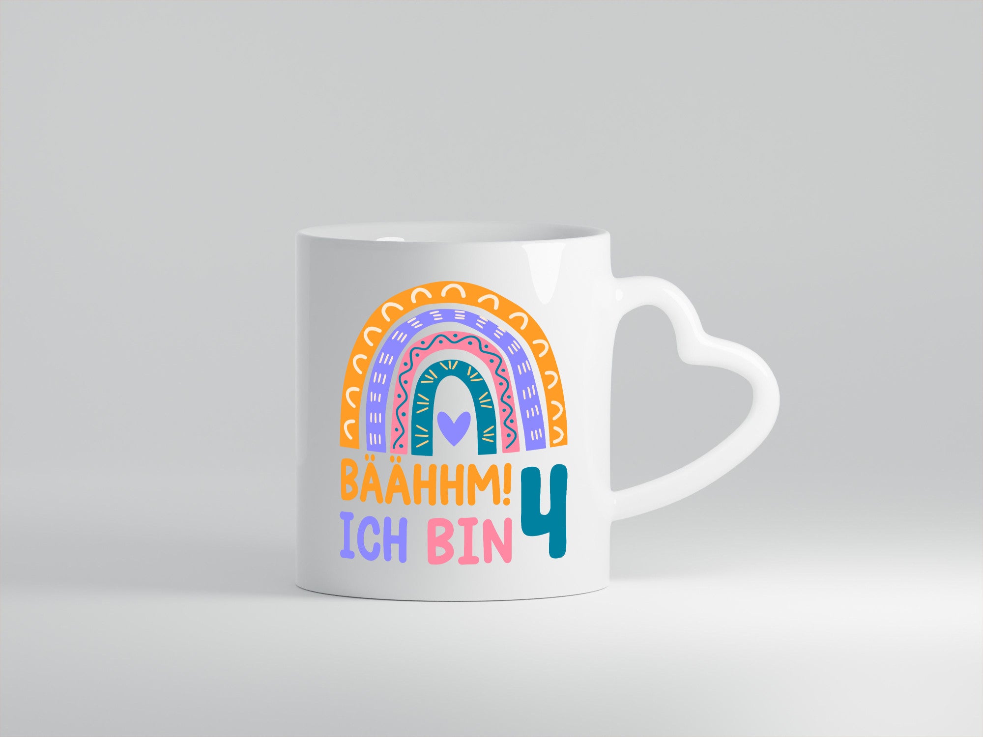 4. Geburtstag | 4 Jahre Regenbogen Bääm Mädchen Geschenk Geschenkidee lustiger