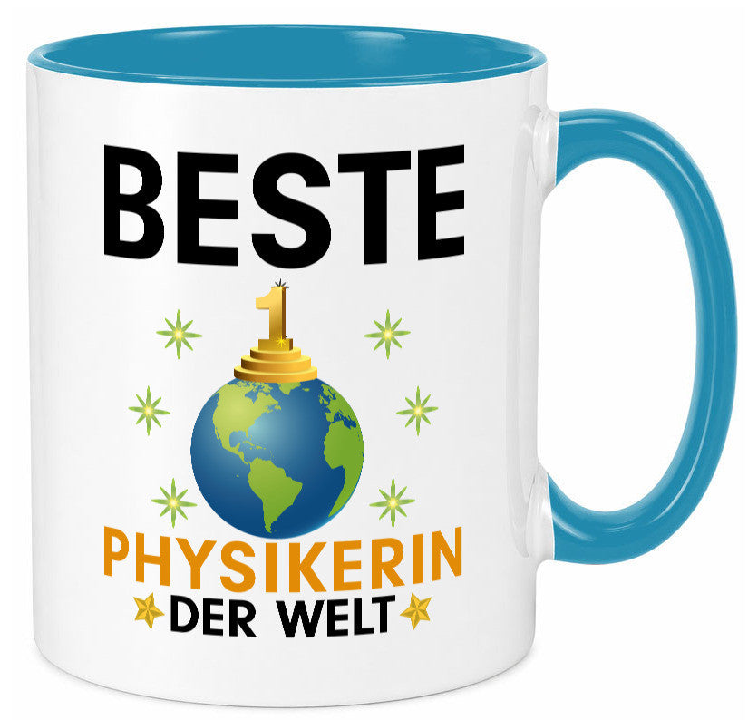 Welt Beste Physikerin | Physik lustiger Spruch Geschenk Humor Geschenkidee Tasse