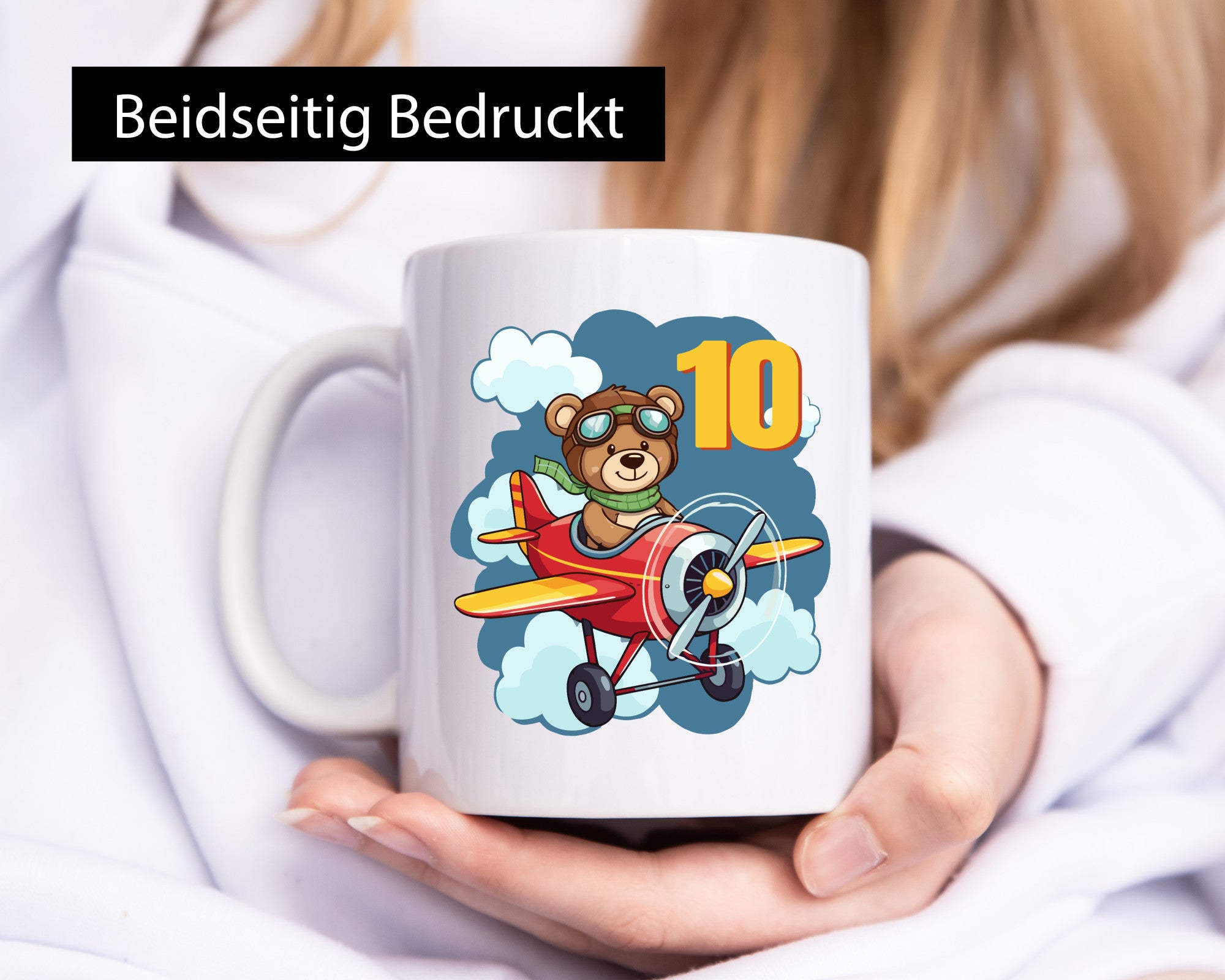 10. Geburtstag | 10 Jahre Kinder Pilot Flugzeug lustig Geschenkidee Geschenk