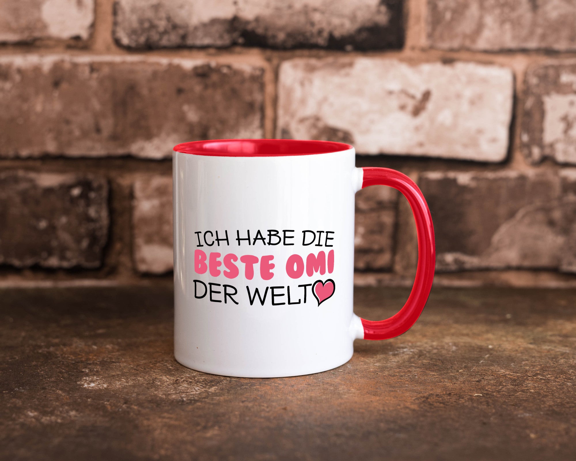 Beste Omi der Welt | Oma Tasse Geburtstag Muttertag lustig Familie Geschenkidee