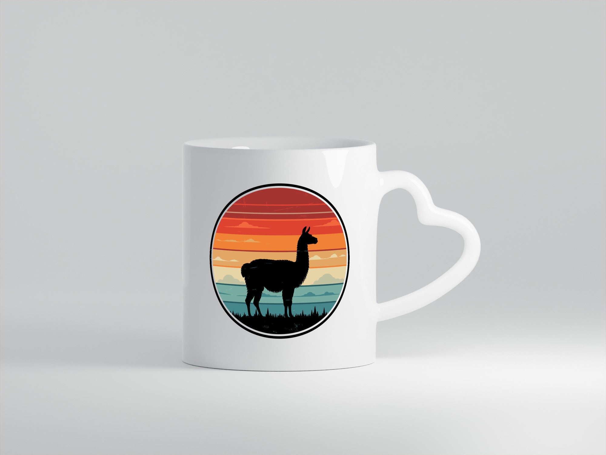 Lama | Alpaka Vintage Humor Geschenkidee Tasse