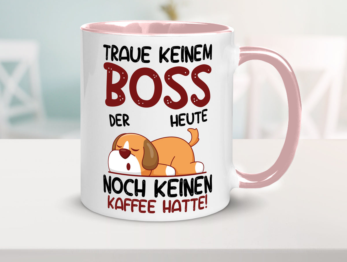 Traue keinem Boss | Führungskraft Vorgesetzter Geschenkidee Humor Tasse