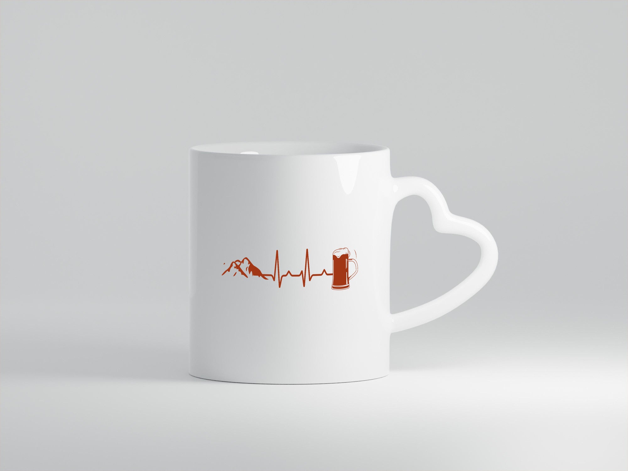 Berge und Bier | Wandern Wanderer Biertrinken Geschenkidee Humor Tasse