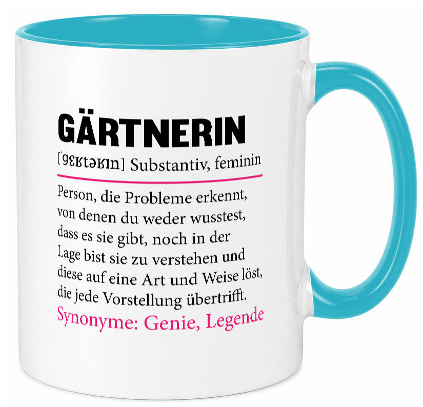 Gärtnerin | lustig Gartenbau Beruf Spruch Geschenk Arbeit Kollegen Büro Tasse