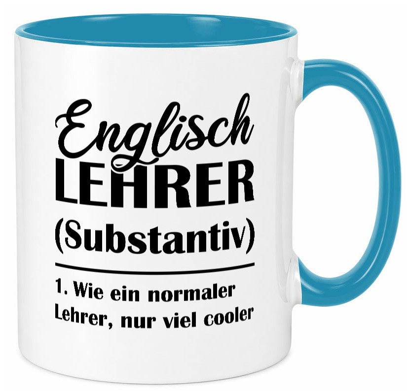 Englisch Lehrer, normal, nur viel cooler Geschenk Humor Geschenkidee lustiger Tasse