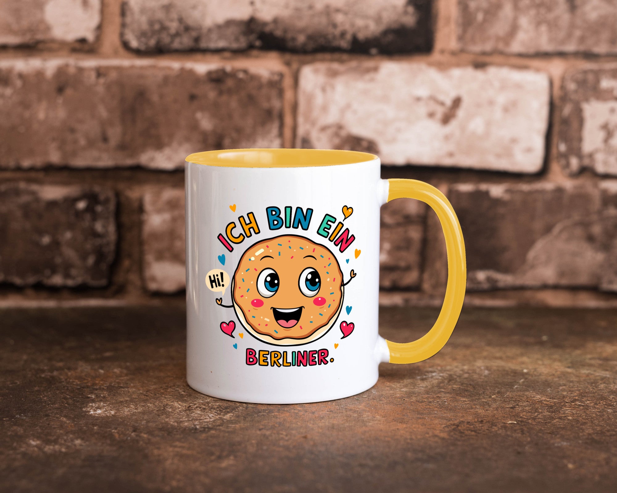 Ich bin ein Berliner | Krapfen Pfannkuchen Humor Geschenkidee Tasse