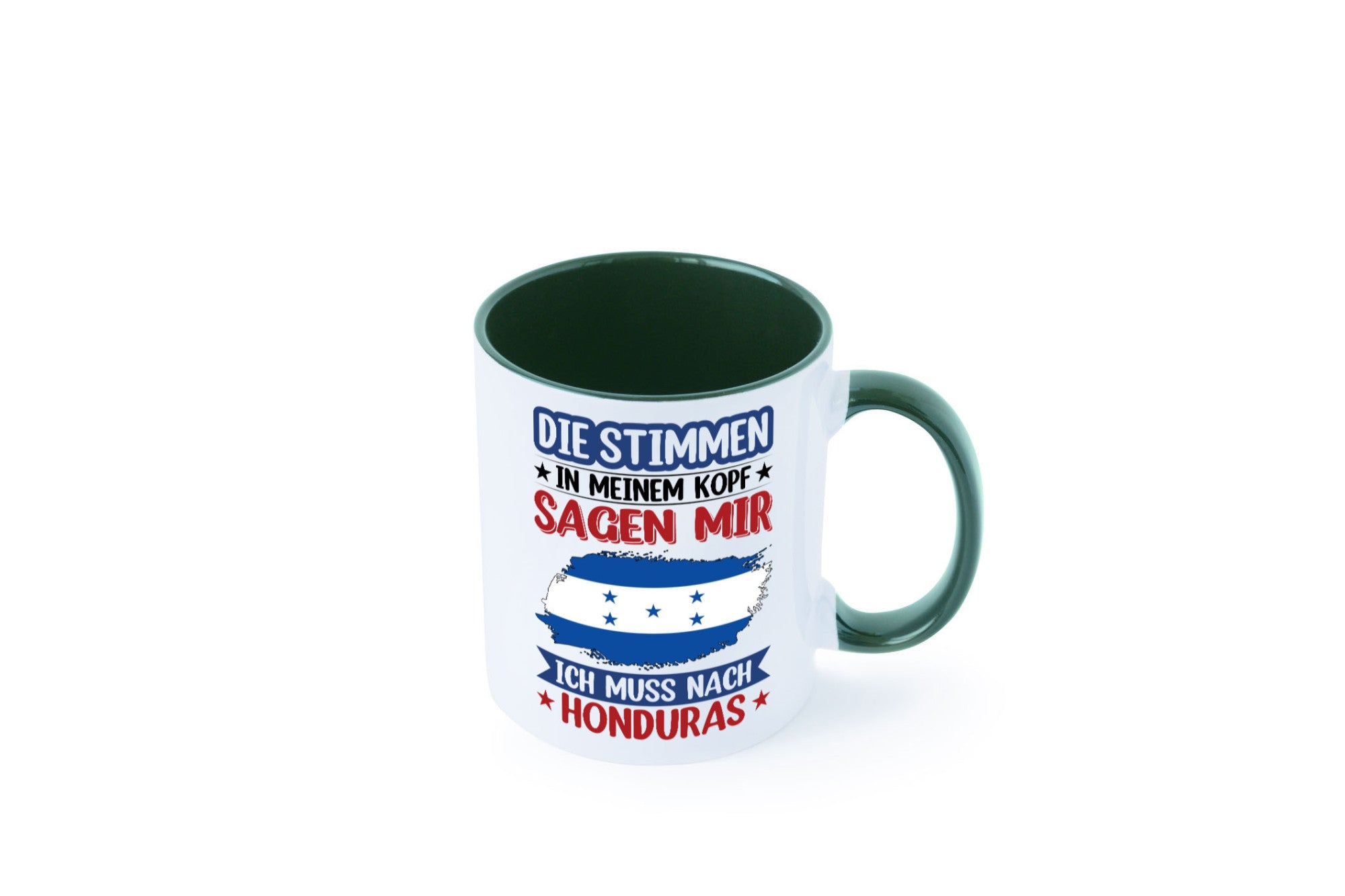 Honduras | Urlaub Stimmen in meinem Kopf Traumland Geschenkidee Humor Tasse