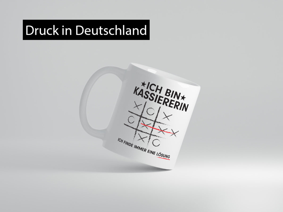 Löse Probleme: Kassiererin Geschenkidee Humor Tasse