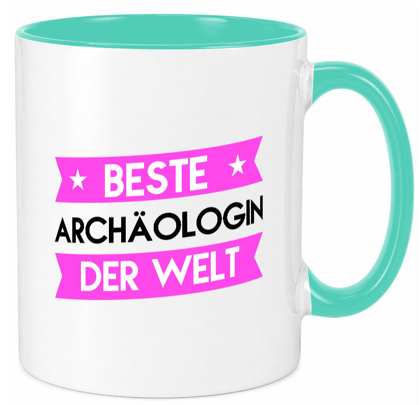 Beste Archäologin| Archäologie | Forscherin Humor Geschenkidee Tasse