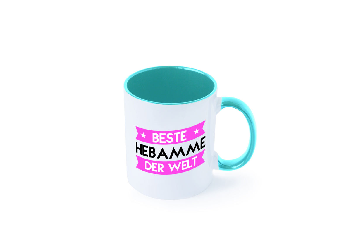 Beste Hebamme | Geburtshilfe lustiger Spruch Geschenk Humor Geschenkidee Tasse
