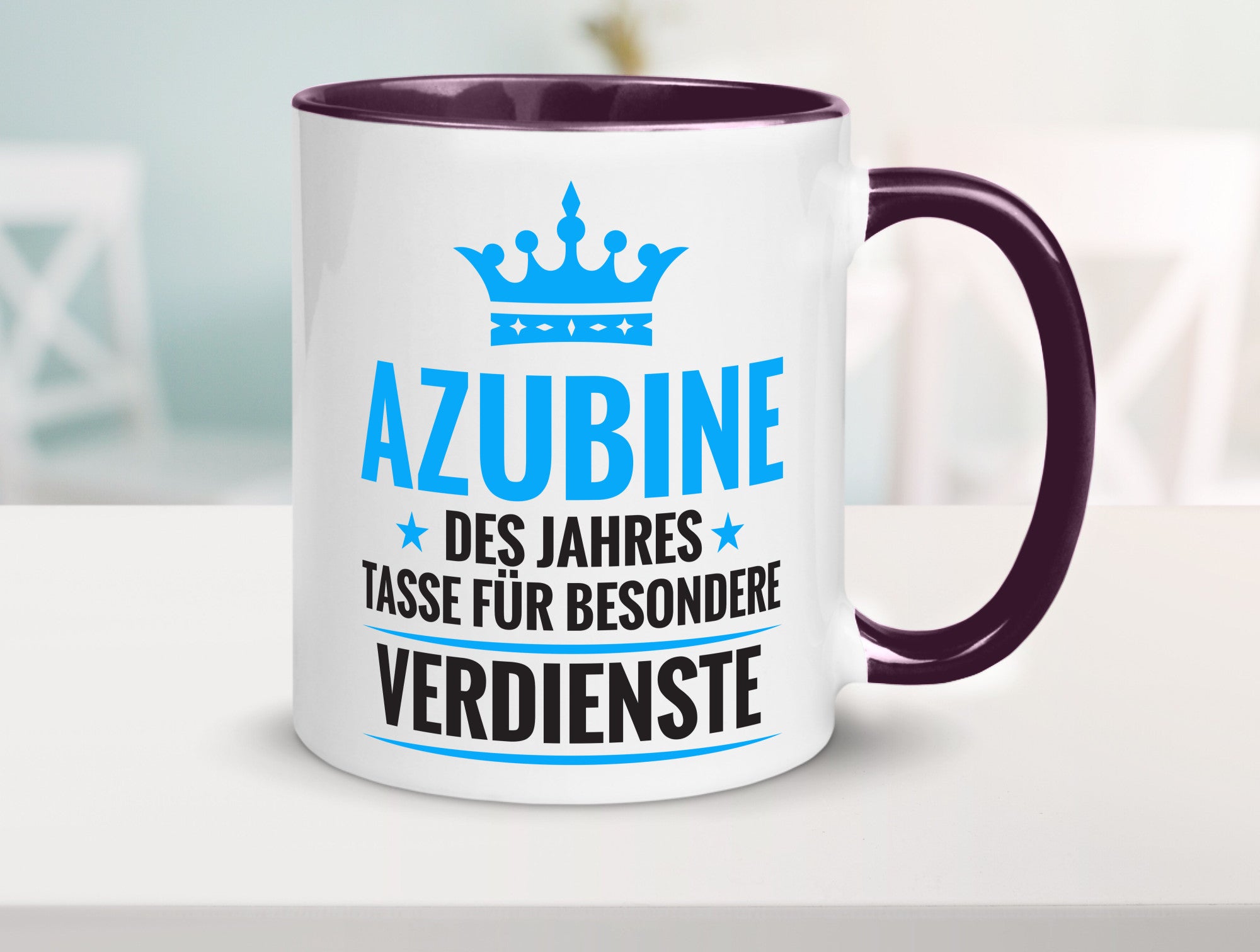 Besonderer Verdienst: Azubine | Ausbildung Lehrling lustig Humor Geschenkidee