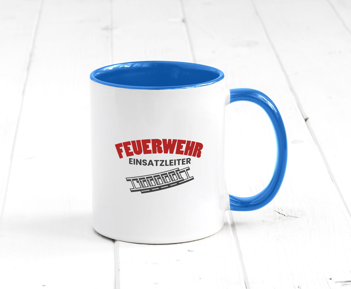 Feuerweher Einsatzleiter | Feuerwehrmann Feuerlöscher Geschenk Humor Tasse