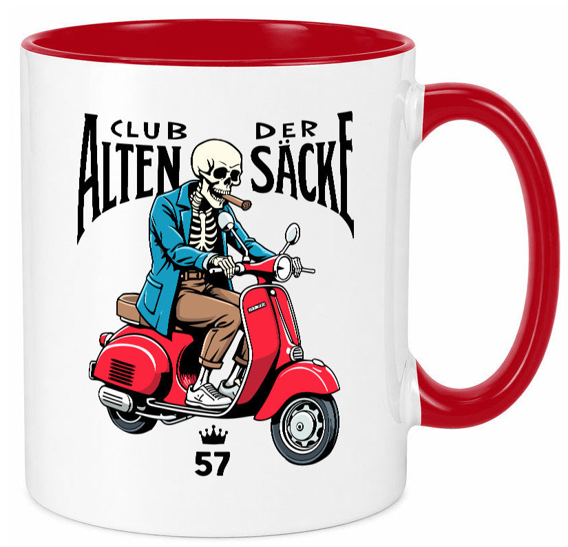 57. Geburtstag | 57 Jahre Club der alten Säcke v2 Geschenk Geschenkidee Tasse