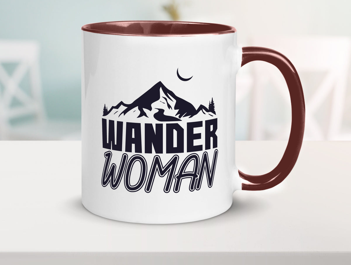 Wander Woman | Frauen Tasse Wanderer Bergsteigen lustig Familie Geschenkidee