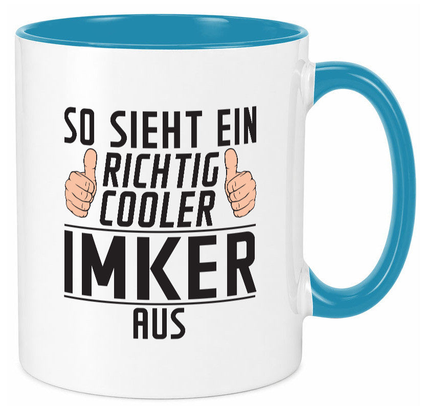 Richtig Cooler Imker | Imkerei Geschenkidee Humor Tasse