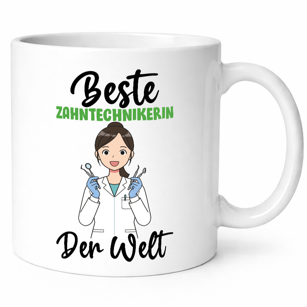 Beste Zahntechnikerin | Zahnmedizin v2 Geschenkidee Humor Tasse