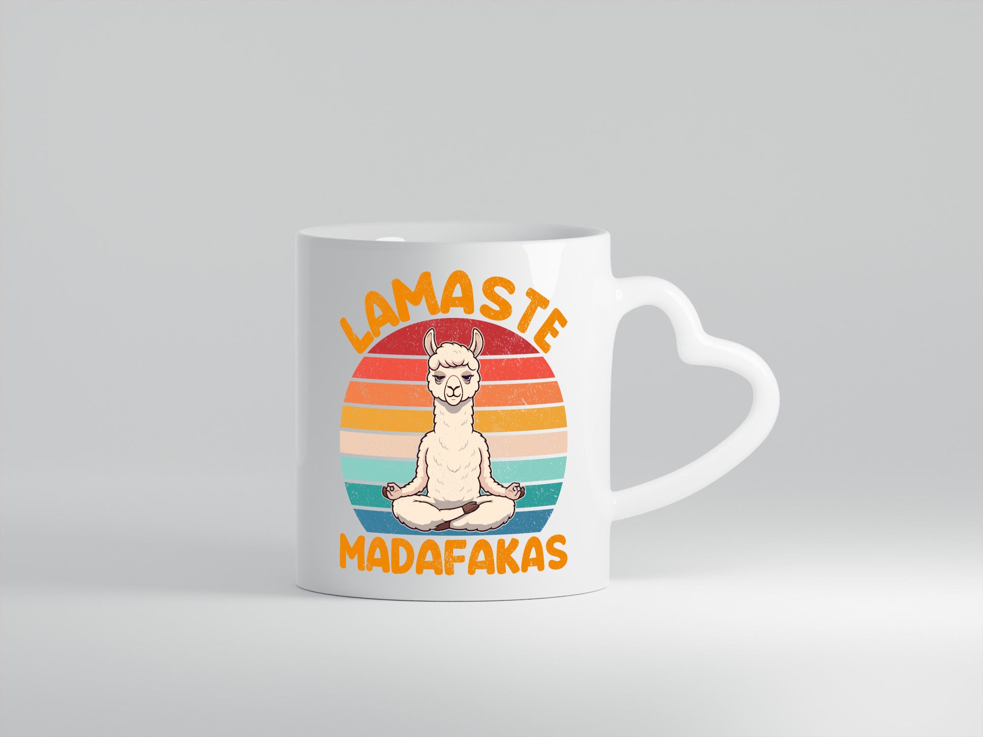 Lamaste | Madafakas Lama Vintage Humor Geschenkidee Tasse
