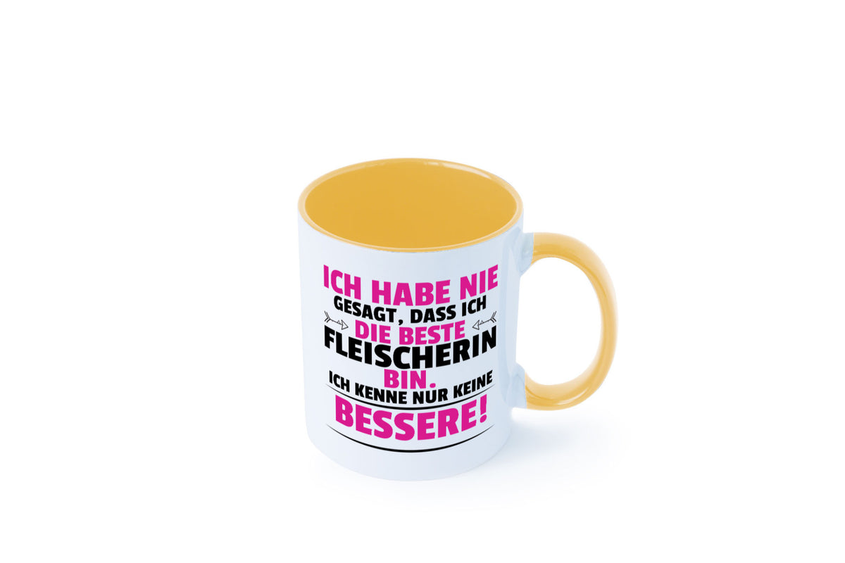 Die Beste Fleischerin | Schlachterei lustiger Spruch Geschenk Humor Tasse