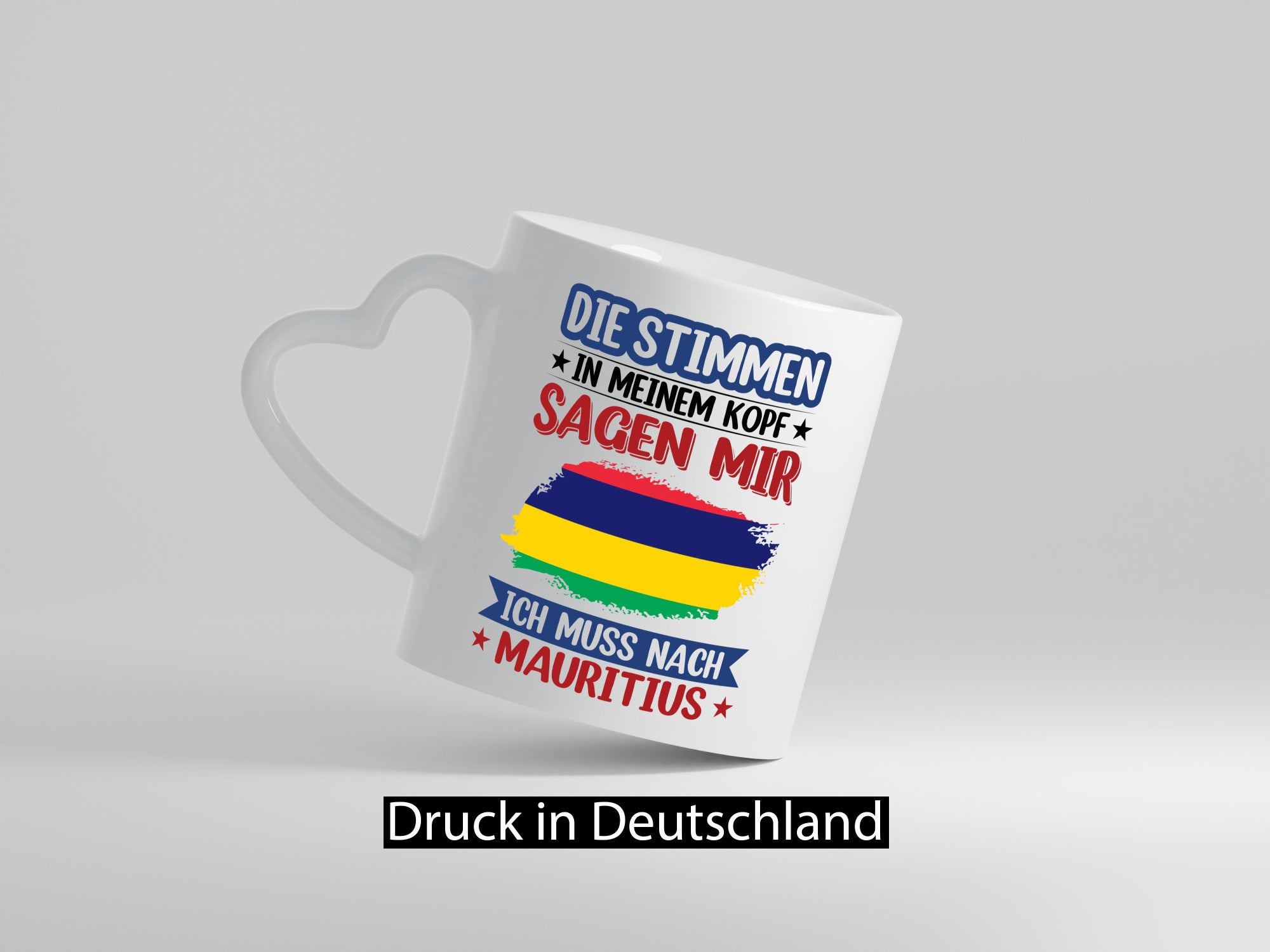 Mauritius | Urlaub Stimmen in meinem Kopf Traumland Geschenk Humor Geschenkidee