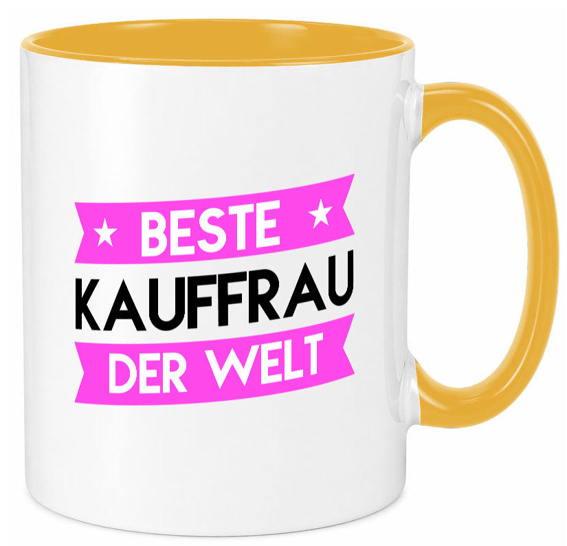 Beste Kauffrau | Kauffrauen Geschenkidee Humor Tasse