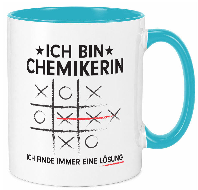 Lösung finden: Chemikerin | Chemie Labor v2 Humor Geschenkidee Tasse